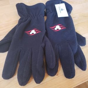 Disney cruise fleece gloves